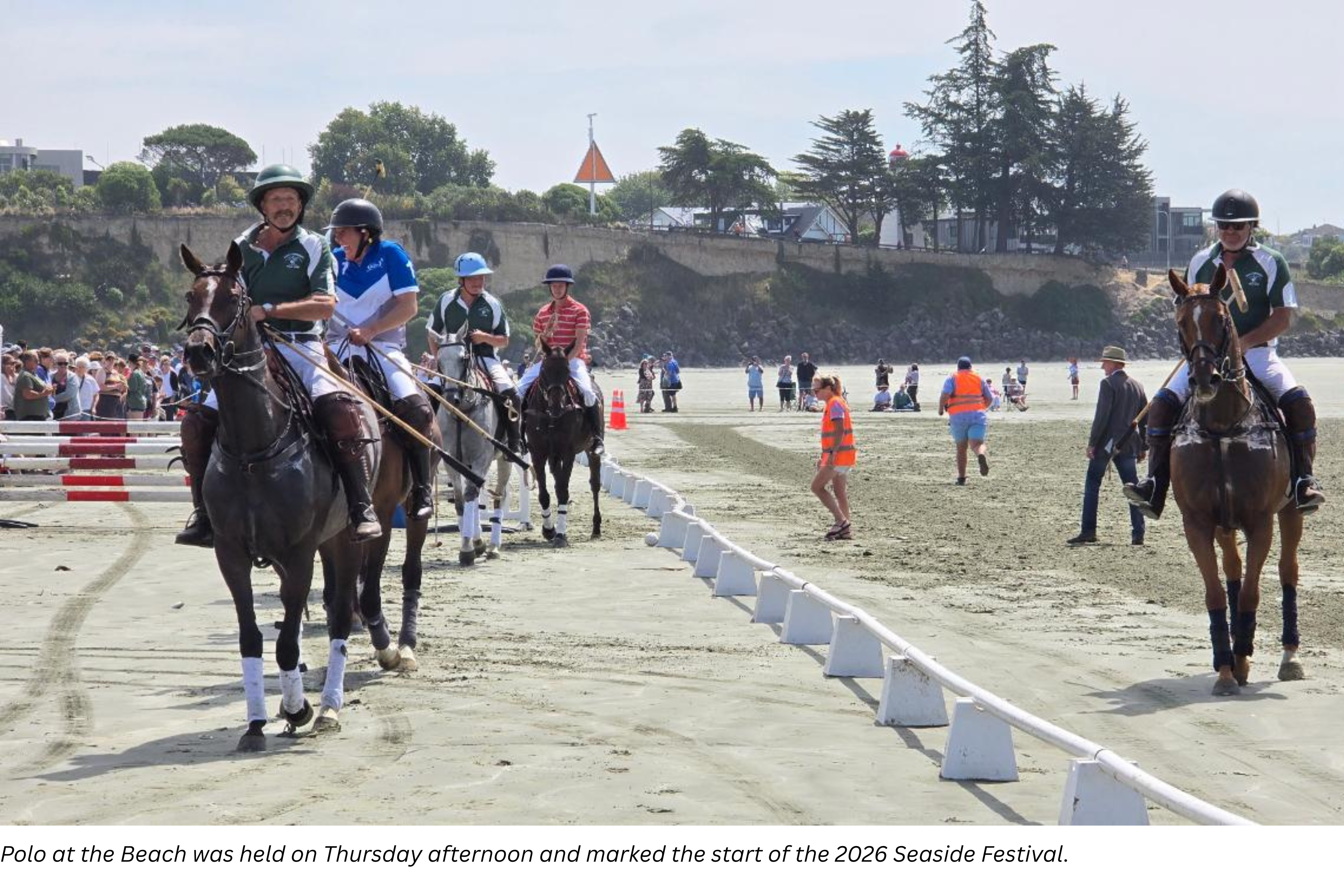 Polo at the Beach was held on Thursday afternoon and marked the start of the 2026 Seaside Festival.